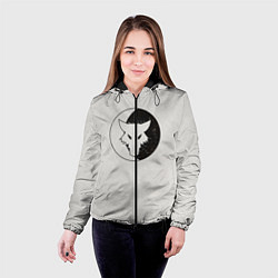 Куртка с капюшоном женская Лунные волки ранний лого цвет легиона, цвет: 3D-черный — фото 2
