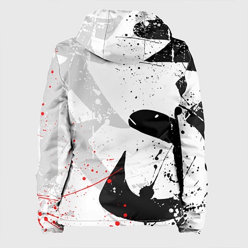 Женская куртка GHOST OF TSUSHIMA ПРИЗРАК ЦУСИМЫ БЕЛЫЙ / 3D-Черный – фото 2