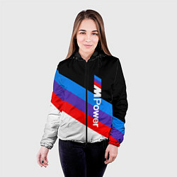 Куртка с капюшоном женская MPower BMW, цвет: 3D-черный — фото 2