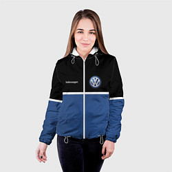 Куртка с капюшоном женская VW Два цвета, цвет: 3D-белый — фото 2