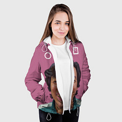 Куртка с капюшоном женская Сон Ки Хун Спина, цвет: 3D-белый — фото 2