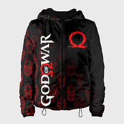 Куртка с капюшоном женская GOD OF WAR HEROES ГЕРОИ, цвет: 3D-черный