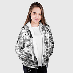 Куртка с капюшоном женская Chainsaw Man Человек-бензопила манга, цвет: 3D-белый — фото 2
