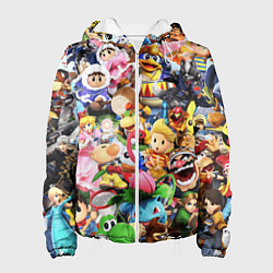 Женская куртка SUPER SMASH BROS ГЕРОИ ИГРЫ