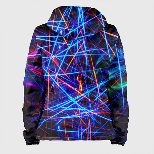 Женская куртка NEON LINES Glowing Lines Effect / 3D-Черный – фото 2