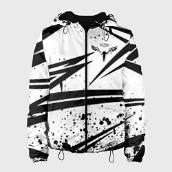 Куртка с капюшоном женская Токийские мстители - Геометрия, цвет: 3D-черный