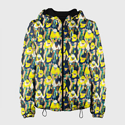 Куртка с капюшоном женская Велоспорт гонка, цвет: 3D-черный