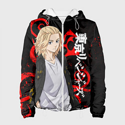 Куртка с капюшоном женская МАЙКИ И ТАТУ ДРАКЕНА RED, цвет: 3D-белый