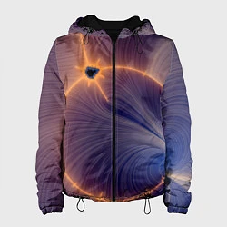Куртка с капюшоном женская Black Hole Tribute design, цвет: 3D-черный