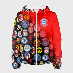 Куртка с капюшоном женская BAYERN MUNCHEN BEST FC SPORT, цвет: 3D-белый