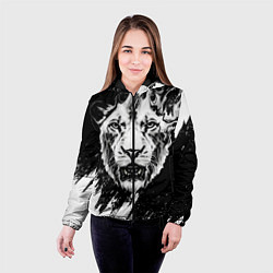 Куртка с капюшоном женская ТигрTiger, цвет: 3D-черный — фото 2