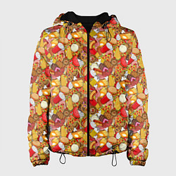 Женская куртка Еда Fast Food