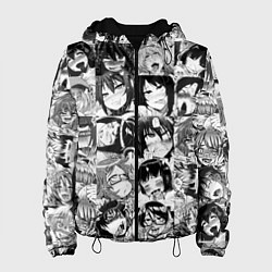 Куртка с капюшоном женская AHEGAO - АХЕГАО, цвет: 3D-черный