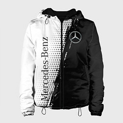 Куртка с капюшоном женская Mercedes-Benz - Sport, цвет: 3D-черный
