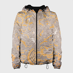 Куртка с капюшоном женская Небесная механика, цвет: 3D-черный