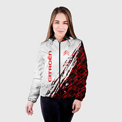 Куртка с капюшоном женская Citroen ситроен, цвет: 3D-черный — фото 2