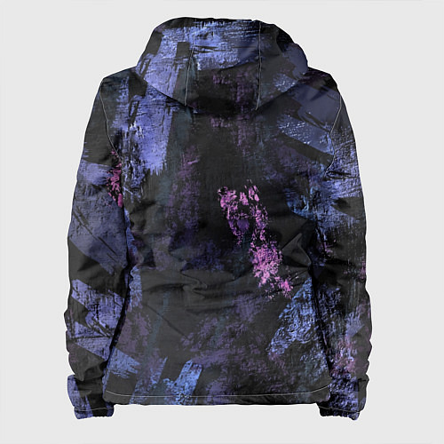 Женская куртка Синий милитари / 3D-Черный – фото 2