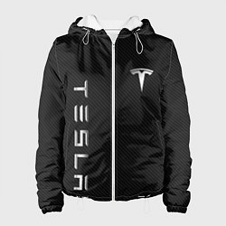 Куртка с капюшоном женская TESLA - ТЕСЛА КАРБОН И МЕТАЛЛ, цвет: 3D-белый