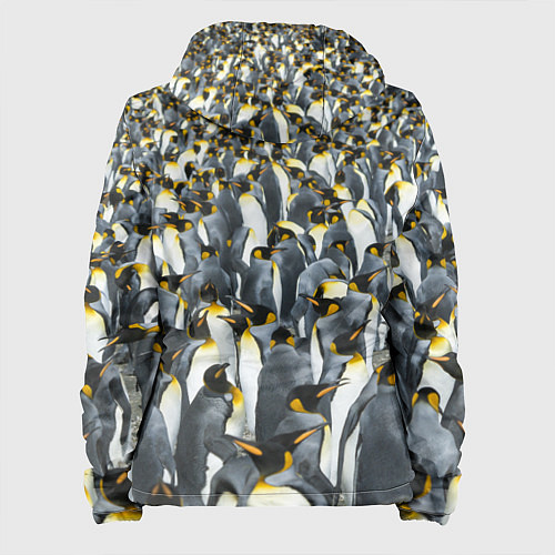Женская куртка Пингвины Penguins / 3D-Черный – фото 2