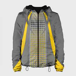 Куртка с капюшоном женская Для спортивного удовольствия, цвет: 3D-черный