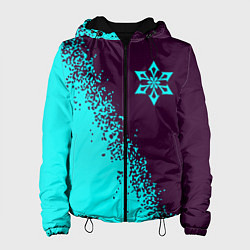 Куртка с капюшоном женская ГЕНШИН ИМПАКТ - КРИО Арт, цвет: 3D-черный