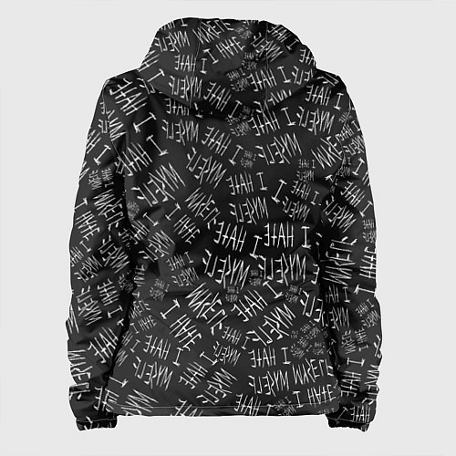 Женская куртка I Hate Myself Dead Inside / 3D-Черный – фото 2