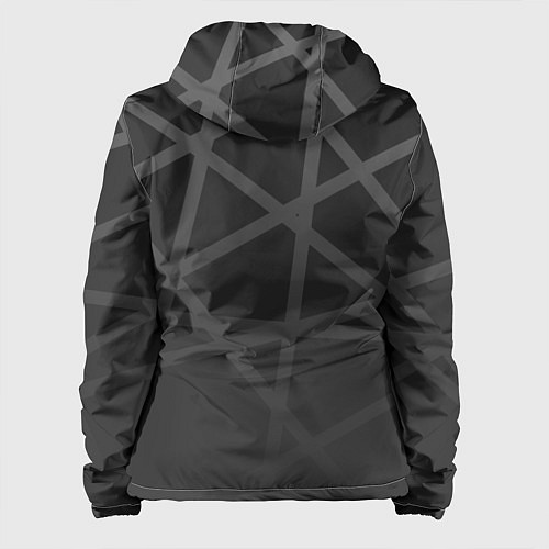 Женская куртка ГЕОМЕТРИЧЕСКИЙ ПАТТЕРН ЧЕРНЫЙ / 3D-Черный – фото 2