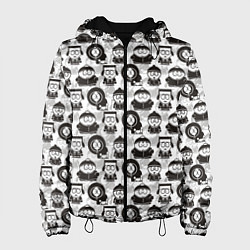 Куртка с капюшоном женская Южный парк - персонажи South Park, цвет: 3D-черный