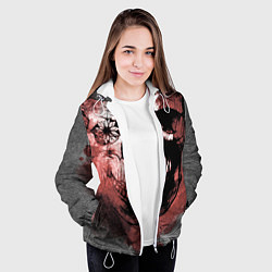 Куртка с капюшоном женская Beautiful even in death Коллекция Get inspired! fl, цвет: 3D-белый — фото 2