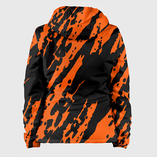 Женская куртка FOX MOTOCROSS ORANGE / 3D-Черный – фото 2