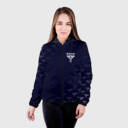 Куртка с капюшоном женская The last of us 2 цикады паттерн, цвет: 3D-черный — фото 2