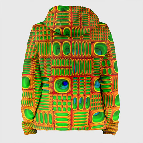 Женская куртка ОПТИЧЕСКАЯ АБСТРАКЦИЯ / 3D-Черный – фото 2