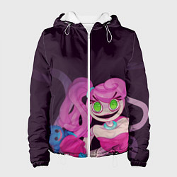 Куртка с капюшоном женская Мама длинные ноги Хагги Ваги, цвет: 3D-белый