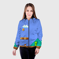 Куртка с капюшоном женская Марио дизайн, цвет: 3D-черный — фото 2