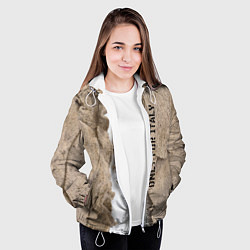 Куртка с капюшоном женская Только для Италии Мешковина Рваньё Only for Italy, цвет: 3D-белый — фото 2