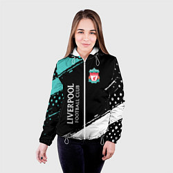 Куртка с капюшоном женская Liverpool footba lclub, цвет: 3D-белый — фото 2