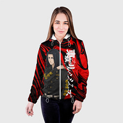 Куртка с капюшоном женская БАДЖИ ИЗ ТОКИЙСКИХ МСТИТЕЛЕЙ, цвет: 3D-белый — фото 2