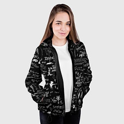 Куртка с капюшоном женская XXXTENTACION LOGOBOMBING, цвет: 3D-черный — фото 2