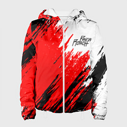 Куртка с капюшоном женская Papa roach RBW Grunge Mini Logo, цвет: 3D-белый