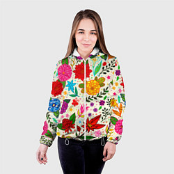 Куртка с капюшоном женская MULTI-COLORED VARIETY OF COLORS, цвет: 3D-белый — фото 2