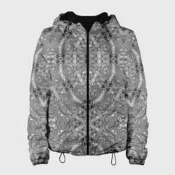 Женская куртка Black and white oriental ornament