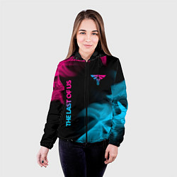 Куртка с капюшоном женская The Last Of Us Neon Gradient, цвет: 3D-черный — фото 2