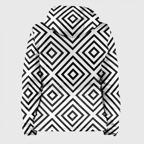 Женская куртка Абстрактные геометрические ромбы - Обман зрения / 3D-Черный – фото 2