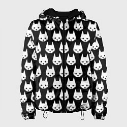 Куртка с капюшоном женская Stray Pattern, цвет: 3D-черный