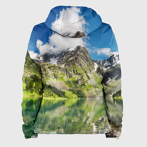 Женская куртка Живописное горное озеро / 3D-Черный – фото 2