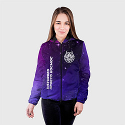 Куртка с капюшоном женская Disturbed просто космос, цвет: 3D-черный — фото 2