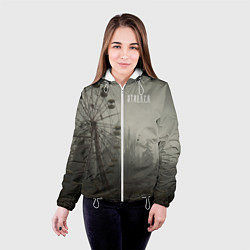 Куртка с капюшоном женская STALKER Колесо Обозрения, цвет: 3D-белый — фото 2
