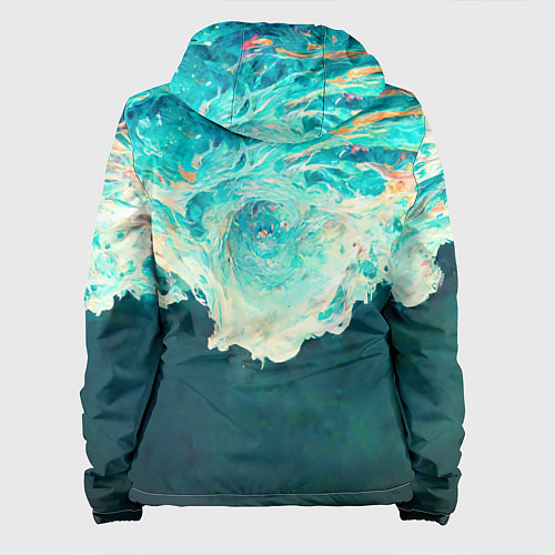 Женская куртка Поток воды / 3D-Черный – фото 2