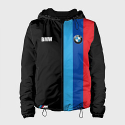 Куртка с капюшоном женская BMW - М Линии : Черный, цвет: 3D-черный