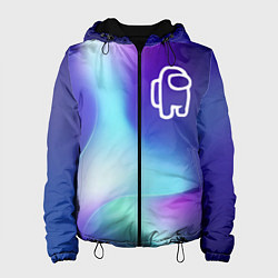 Куртка с капюшоном женская Among Us northern cold, цвет: 3D-черный